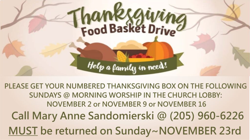 Thanks Giving Baskets