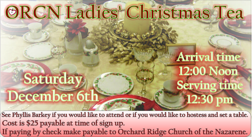 ORCN Ladies’ Christmas Tea