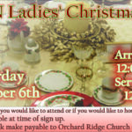 ORCN Ladies’ Christmas Tea
