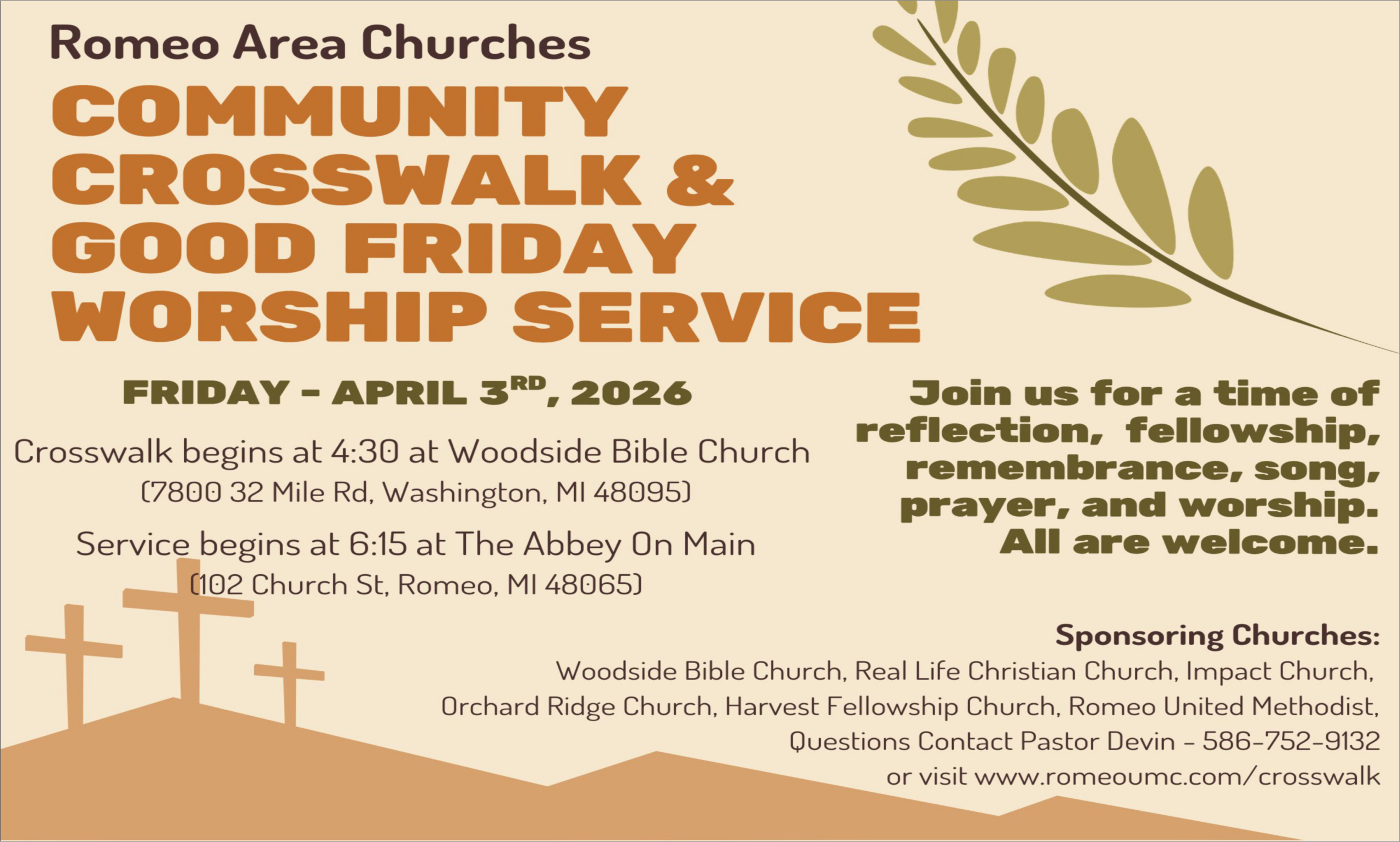 Romeo Area Church’s Crosswalk