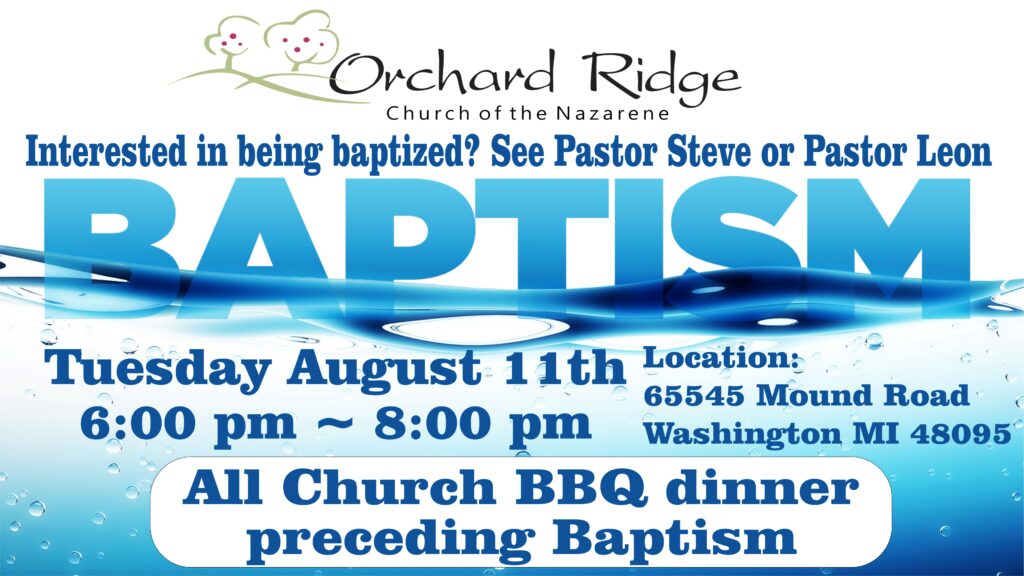 Summer Baptism