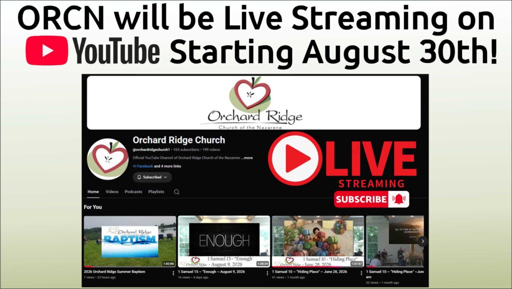 Live Stream Starts Aug 30th!