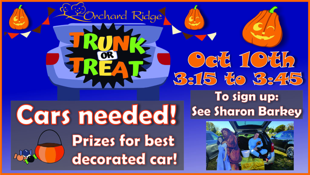 Trunk or Treat!